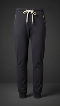 Deep charcoal tailored joggers
